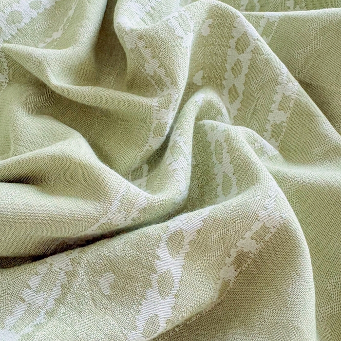 91家纺网 家纺一手货源 找家纺 （总）贝尔 2026新款全棉色织提花双层纱四件套