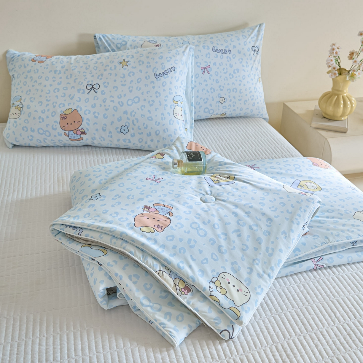 91家纺网 家纺一手货源 找家纺 （总）一加一 2026新款A类凉感冰皮印花冰蚕被夏被夏凉被空调被