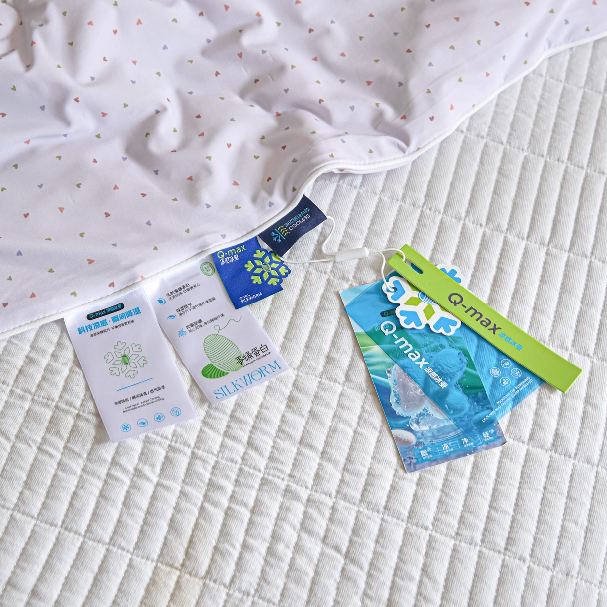 91家纺网 家纺一手货源 找家纺 一加一 2026新款A类凉感冰皮印花冰蚕被夏被夏凉被空调被 童心象语