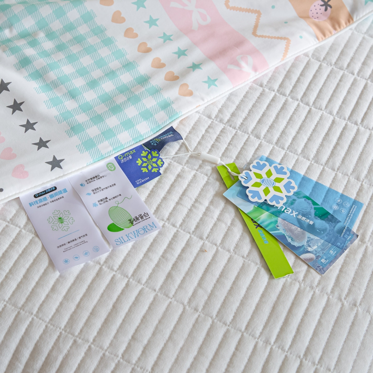 91家纺网 家纺一手货源 找家纺 一加一 2026新款A类凉感冰皮印花冰蚕被夏被夏凉被空调被 星兔时光