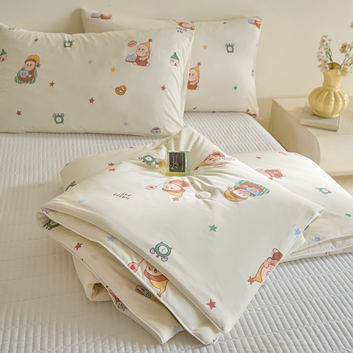 91家纺网 家纺一手货源 找家纺 （总）一加一 2026新款A类凉感冰皮印花冰蚕被夏被夏凉被空调被