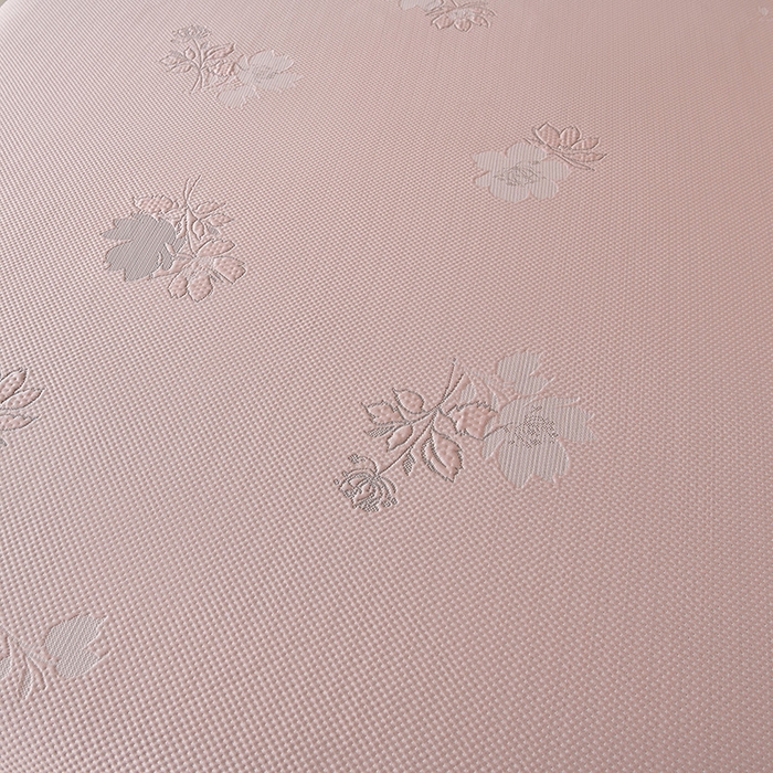 91家纺网 家纺一手货源 找家纺 绒耀家纺 直播新款加厚复合冰豆豆PE高分子凉感丝双面提花凉席三件套双层花边（控价最低139起） 静庭玫瑰-粉