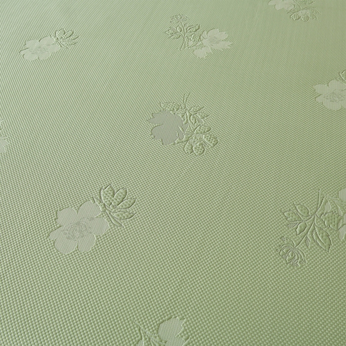 91家纺网 家纺一手货源 找家纺 绒耀家纺 直播新款加厚复合冰豆豆PE高分子凉感丝双面提花凉席三件套双层花边（控价最低139起） 静庭玫瑰-绿