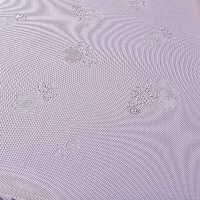 91家纺网 家纺一手货源 找家纺 绒耀家纺 直播新款加厚复合冰豆豆PE高分子凉感丝双面提花凉席三件套双层花边（控价最低139起） 静庭玫瑰-紫