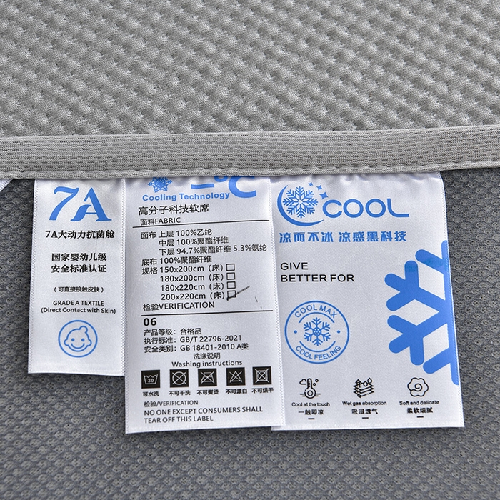 91家纺网 家纺一手货源 找家纺 绒耀家纺 直播新款加厚复合冰豆豆PE高分子凉感丝双面提花凉席三件套双层花边（控价最低139起） 静庭玫瑰-灰