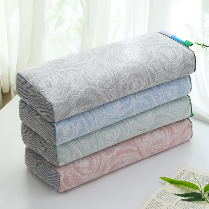 仁宇枕业 2026新款山水画夏凉宫廷枕头荞麦枕头枕芯 组合图仅供展示-不可下单