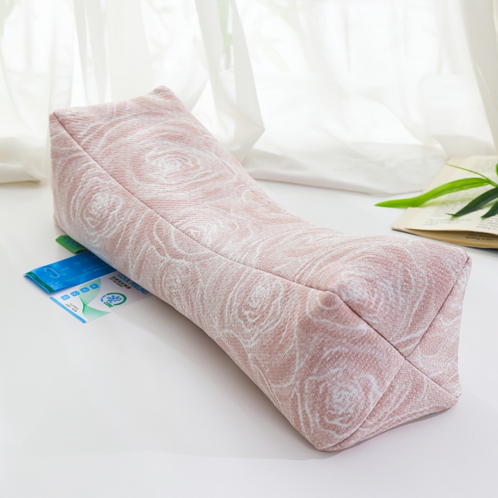 仁宇枕业 2026新款夏凉冰爽菊花宫廷老虎护颈荞麦枕头枕芯 玫瑰花夏凉老虎荞麦枕-粉色