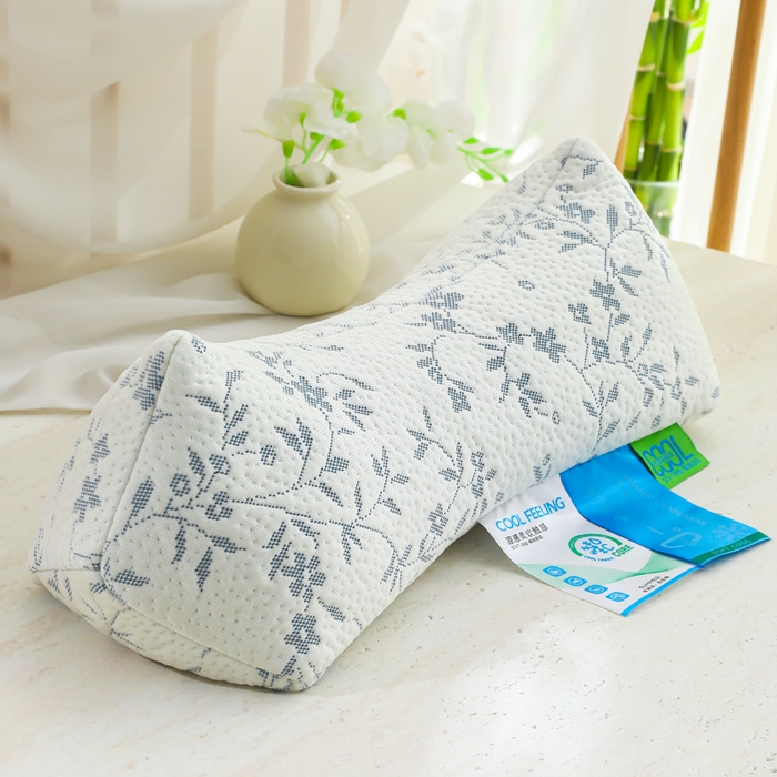 91家纺网 家纺一手货源 找家纺 （总）仁宇枕业 2026新款紫藤花反弓型三角护颈护头夏凉荞麦枕头枕芯