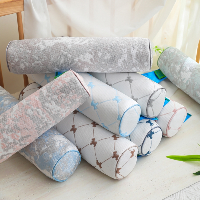 91家纺网 家纺一手货源 找家纺 （总）仁宇枕业 2026新款马上有钱圆形糖果护腰护颈枕腰枕头枕夏凉枕头枕芯