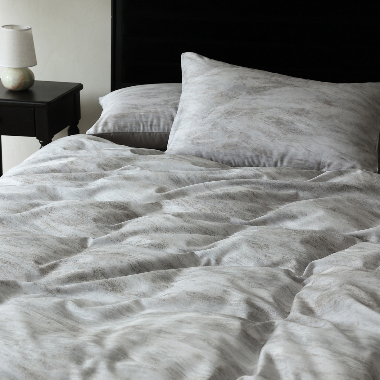 91家纺网 家纺一手货源 找家纺 （总）ONE TWO ONE 121 2026新款专版数码印花100s50支数码印花长绒棉全棉纯棉四件套水墨江隐风格二