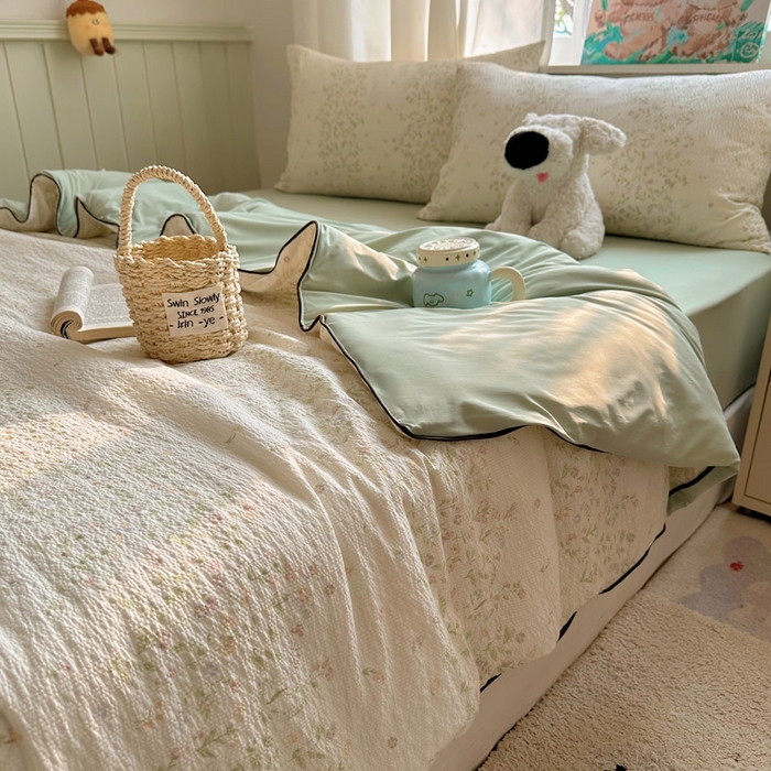 91家纺网 家纺一手货源 找家纺 （总）初念 2026新款泡芙纱单夏被凉糖系列（凉而不冰的触感，清凉与柔软兼得）