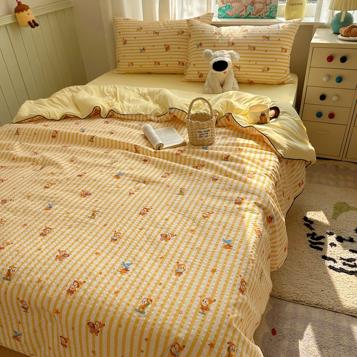 91家纺网 家纺一手货源 找家纺 初念 2026新款泡芙纱单夏被凉糖系列（凉而不冰的触感，清凉与柔软兼得） 凉糖-魔法星星