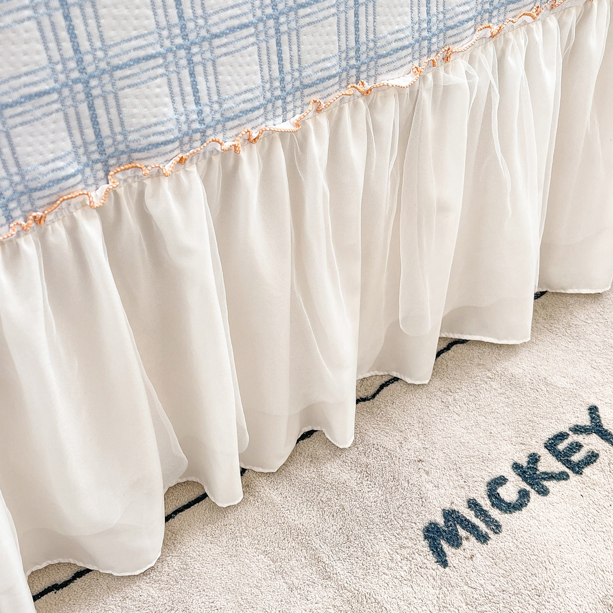 91家纺网 家纺一手货源 找家纺 （总）情恒家纺 2026新款PE卡通提花床盖席席子凉席三件套摇摇马