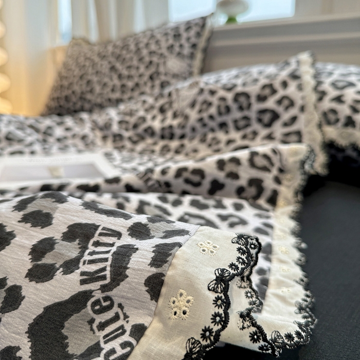 91家纺网 家纺一手货源 找家纺 （总）花伞家居 2026新款蕾丝花边皱皱双层纱夏被四件套含买家秀