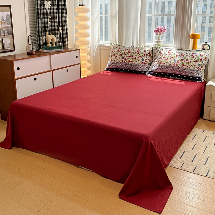 91家纺网 家纺一手货源 找家纺 花伞家居 2026新款蕾丝花边皱皱双层纱夏被四件套含买家秀 夏被-蕾丝碎花