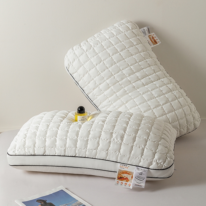 91家纺网 家纺一手货源 找家纺 梦叶草 2026新款菠萝面包枕枕头枕芯 菠萝面包枕-白色