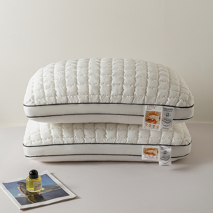 91家纺网 家纺一手货源 找家纺 梦叶草 2026新款菠萝面包枕枕头枕芯 菠萝面包枕-白色