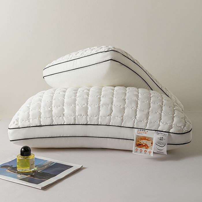 91家纺网 家纺一手货源 找家纺 梦叶草 2026新款菠萝面包枕枕头枕芯 菠萝面包枕-白色