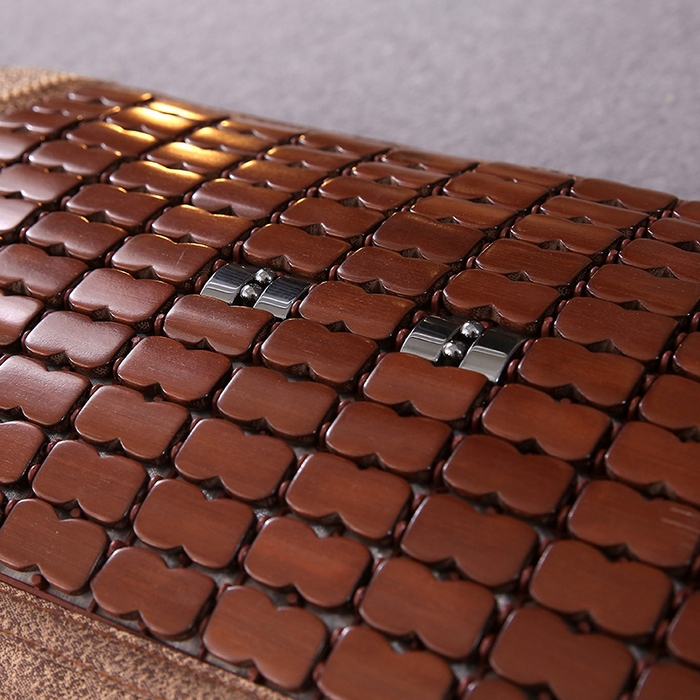 91家纺网 家纺一手货源 找家纺 梦叶草 2026新款全荞麦壳枕头夏季冰丝藤席枕芯冰藤荞麦枕竹面竹条凉席枕枕头枕芯 圆角麻将荞麦枕-咖色