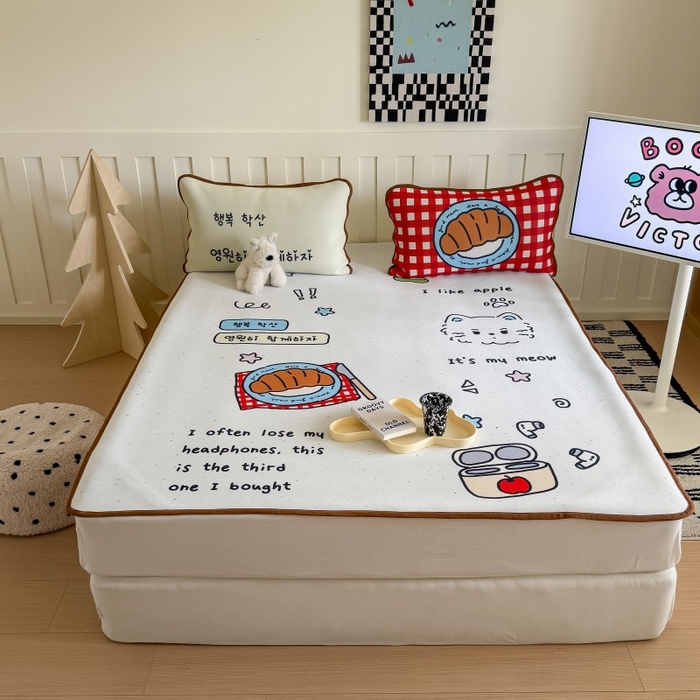 91家纺网 家纺一手货源 找家纺 （总）顾里家纺 2026新款Chic风冰感纤维软席席子凉席