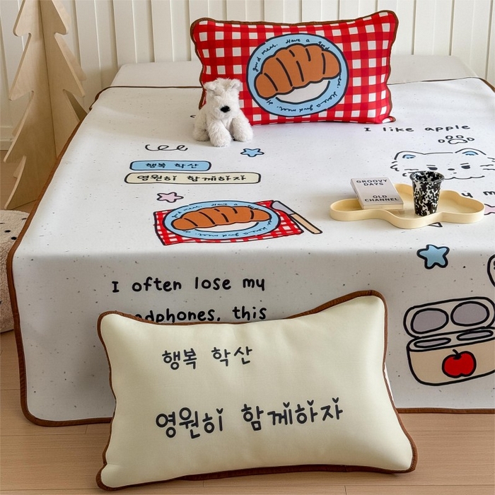 91家纺网 家纺一手货源 找家纺 （总）顾里家纺 2026新款Chic风冰感纤维软席席子凉席