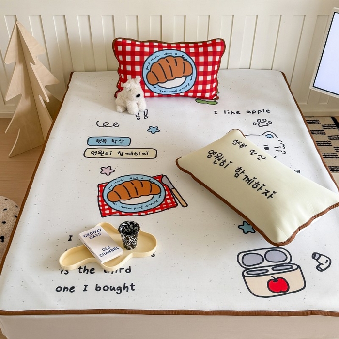 91家纺网 家纺一手货源 找家纺 （总）顾里家纺 2026新款Chic风冰感纤维软席席子凉席