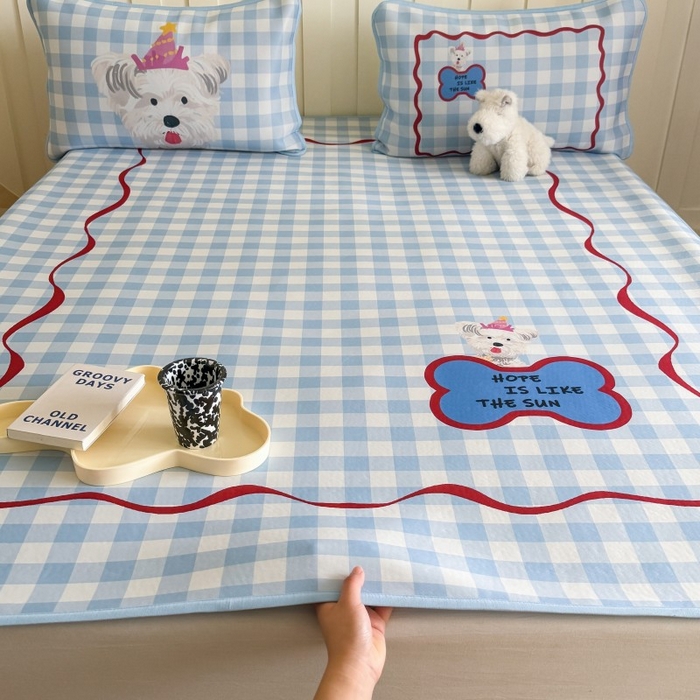 91家纺网 家纺一手货源 找家纺 （总）顾里家纺 2026新款Chic风冰感纤维软席席子凉席