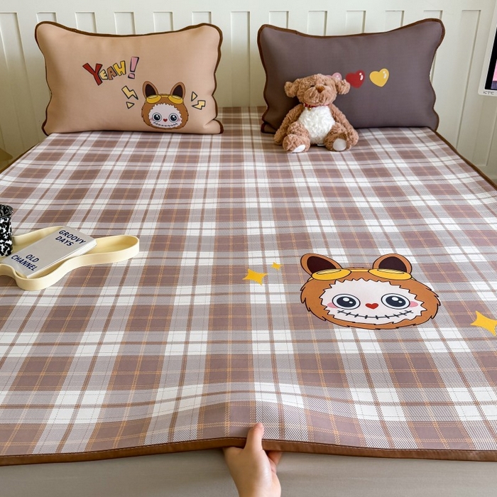 91家纺网 家纺一手货源 找家纺 （总）顾里家纺 2026新款Chic风冰感纤维软席席子凉席