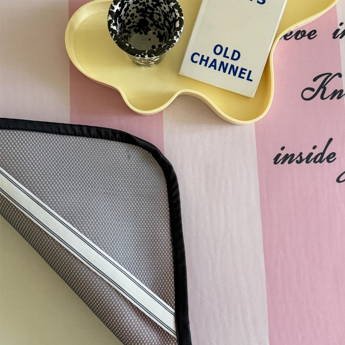 91家纺网 家纺一手货源 找家纺 顾里家纺 2026新款Chic风冰感纤维软席席子凉席 甜酷草莓