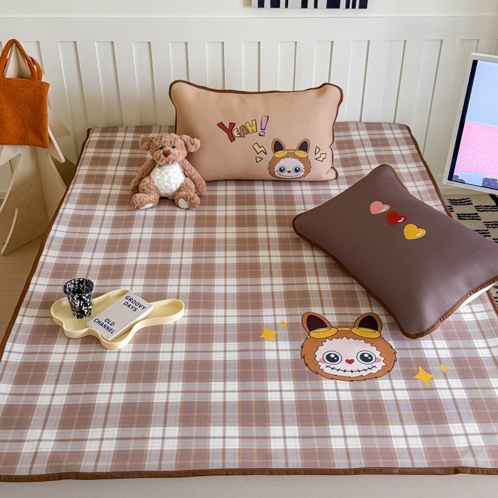 91家纺网 家纺一手货源 找家纺 顾里家纺 2026新款Chic风冰感纤维软席席子凉席 拉bubu