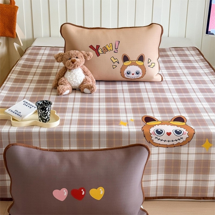 91家纺网 家纺一手货源 找家纺 顾里家纺 2026新款Chic风冰感纤维软席席子凉席 拉bubu