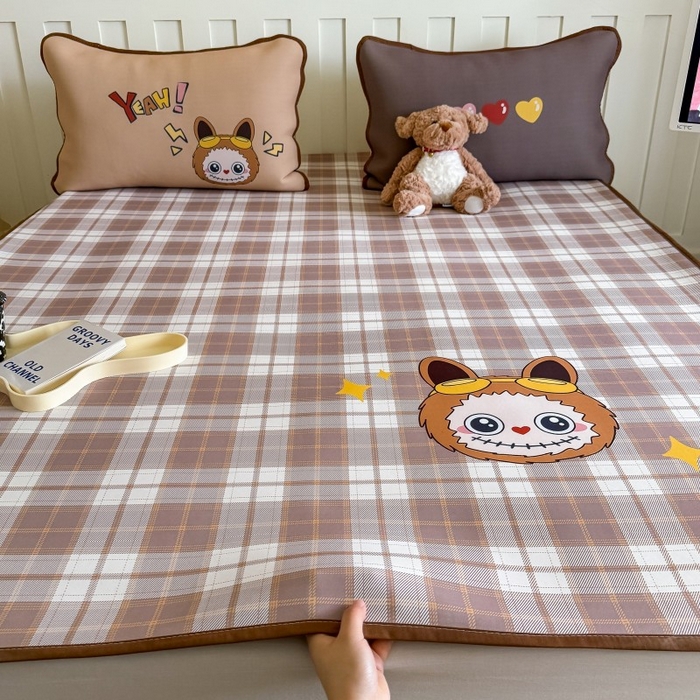 91家纺网 家纺一手货源 找家纺 顾里家纺 2026新款Chic风冰感纤维软席席子凉席 拉bubu