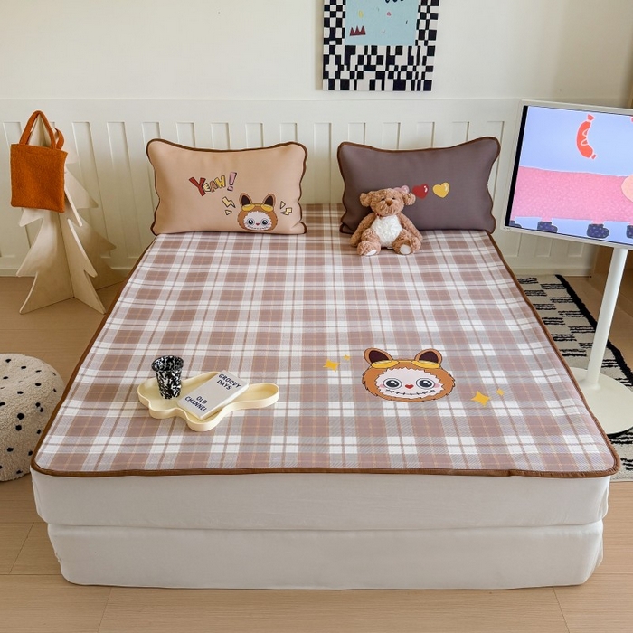 91家纺网 家纺一手货源 找家纺 顾里家纺 2026新款Chic风冰感纤维软席席子凉席 拉bubu