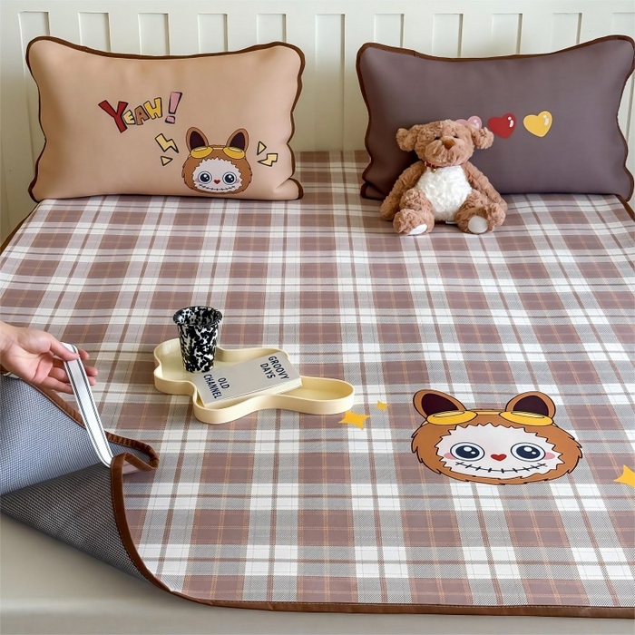 91家纺网 家纺一手货源 找家纺 顾里家纺 2026新款Chic风冰感纤维软席席子凉席 拉bubu