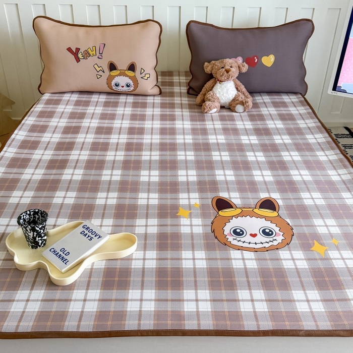 91家纺网 家纺一手货源 找家纺 顾里家纺 2026新款Chic风冰感纤维软席席子凉席 拉bubu