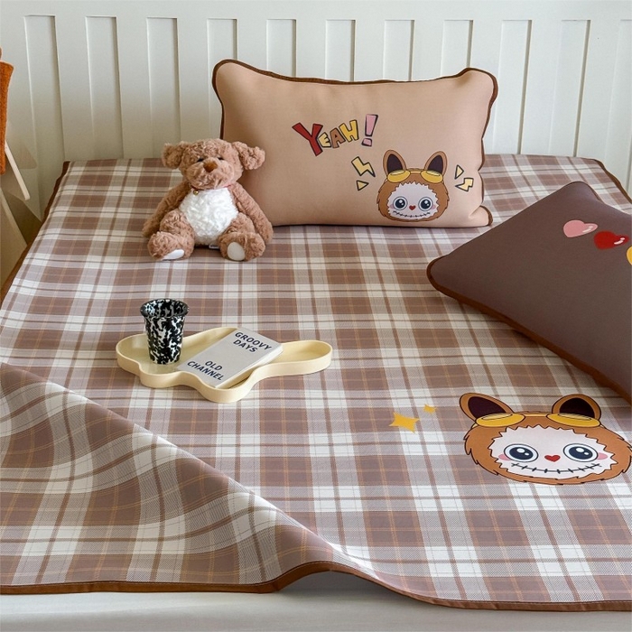 91家纺网 家纺一手货源 找家纺 顾里家纺 2026新款Chic风冰感纤维软席席子凉席 拉bubu