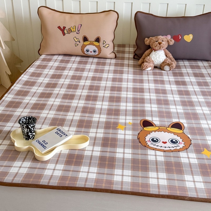 91家纺网 家纺一手货源 找家纺 顾里家纺 2026新款Chic风冰感纤维软席席子凉席 拉bubu