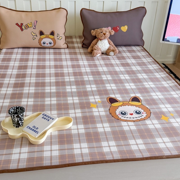 91家纺网 家纺一手货源 找家纺 顾里家纺 2026新款Chic风冰感纤维软席席子凉席 拉bubu