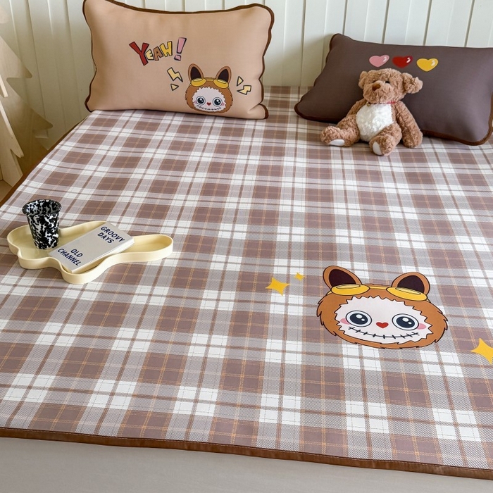 91家纺网 家纺一手货源 找家纺 顾里家纺 2026新款Chic风冰感纤维软席席子凉席 拉bubu