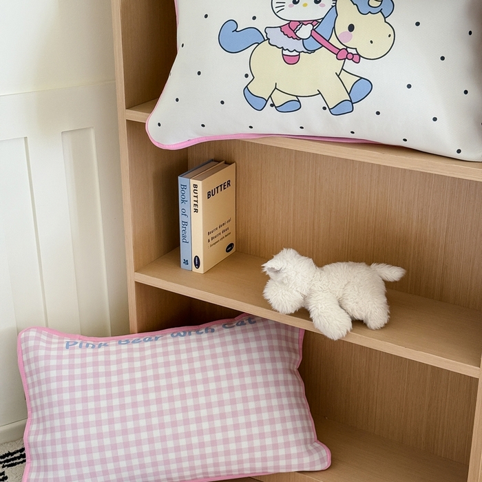 91家纺网 家纺一手货源 找家纺 顾里家纺 2026新款Chic风冰感纤维软席席子凉席 木马小猫