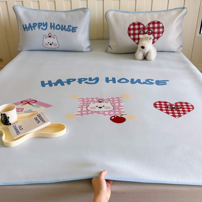 顾里家纺 2026新款Chic风冰感纤维软席席子凉席 小熊屋