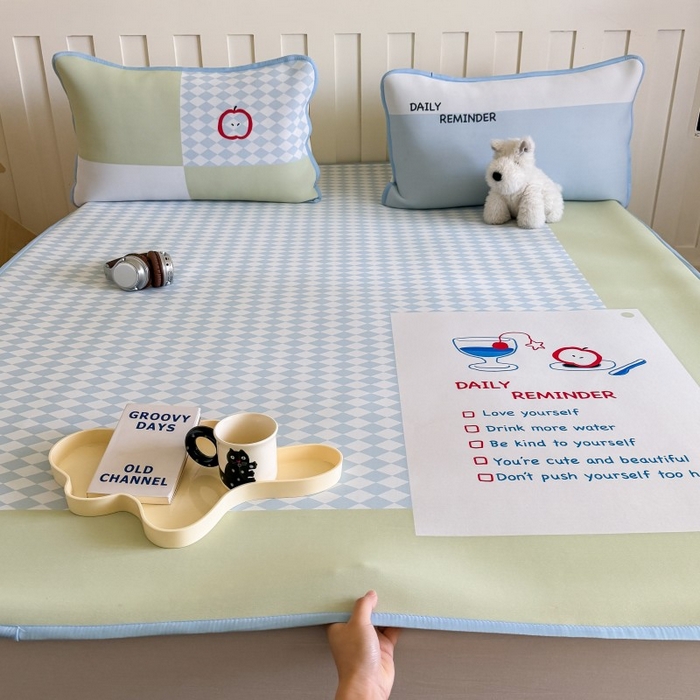 顾里家纺 2026新款Chic风冰感纤维软席席子凉席 假期日记