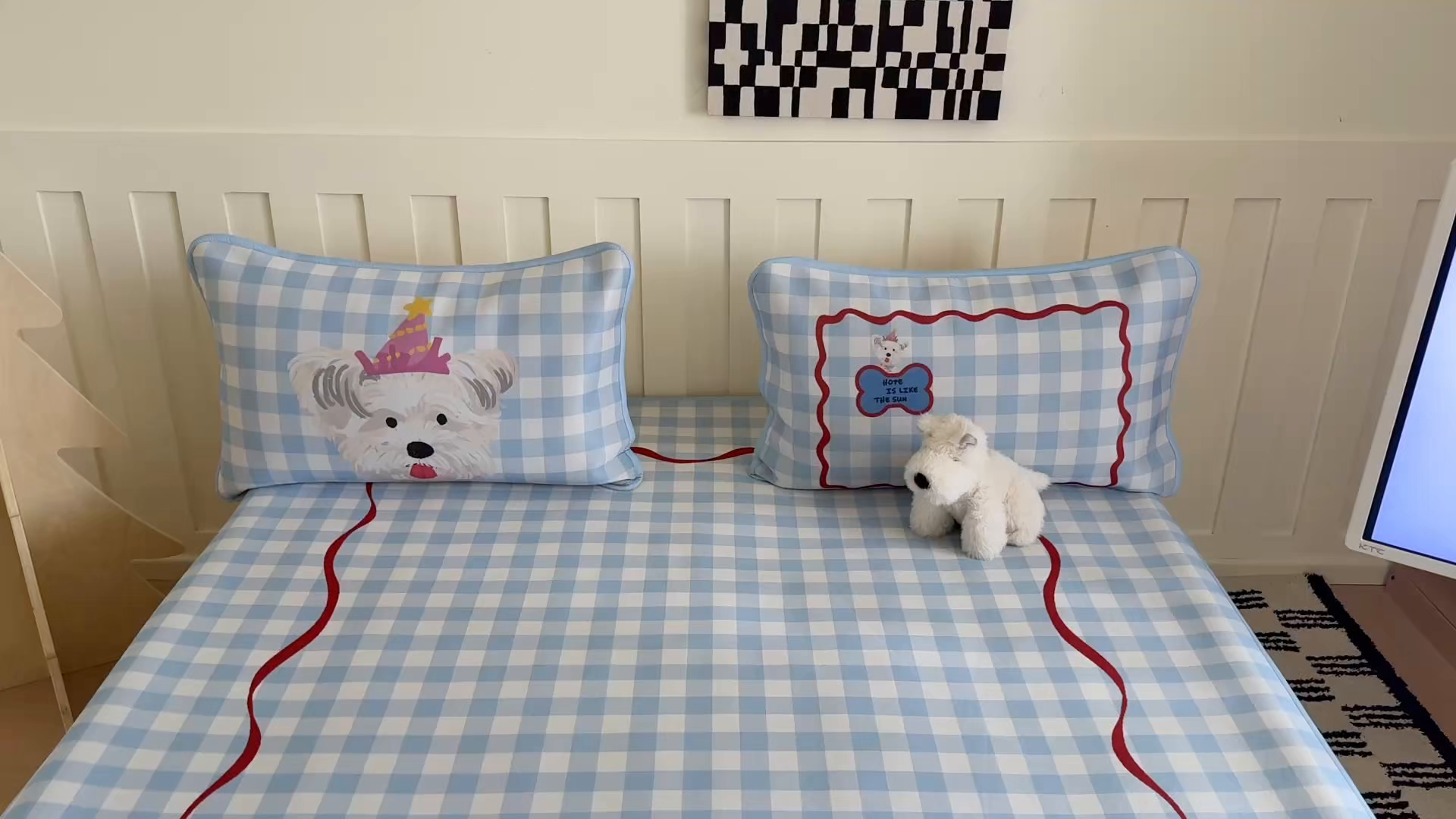 91家纺网 家纺一手货源 找家纺 顾里家纺 2026新款Chic风冰感纤维软席席子凉席 蓝格西高地