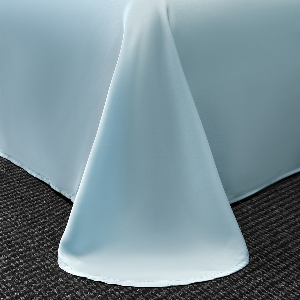 91家纺网 家纺一手货源 找家纺 置顶家纺 2026新款豆蔻少女-双面水洗天丝刺绣四件套 豆蔻少女-浅天蓝