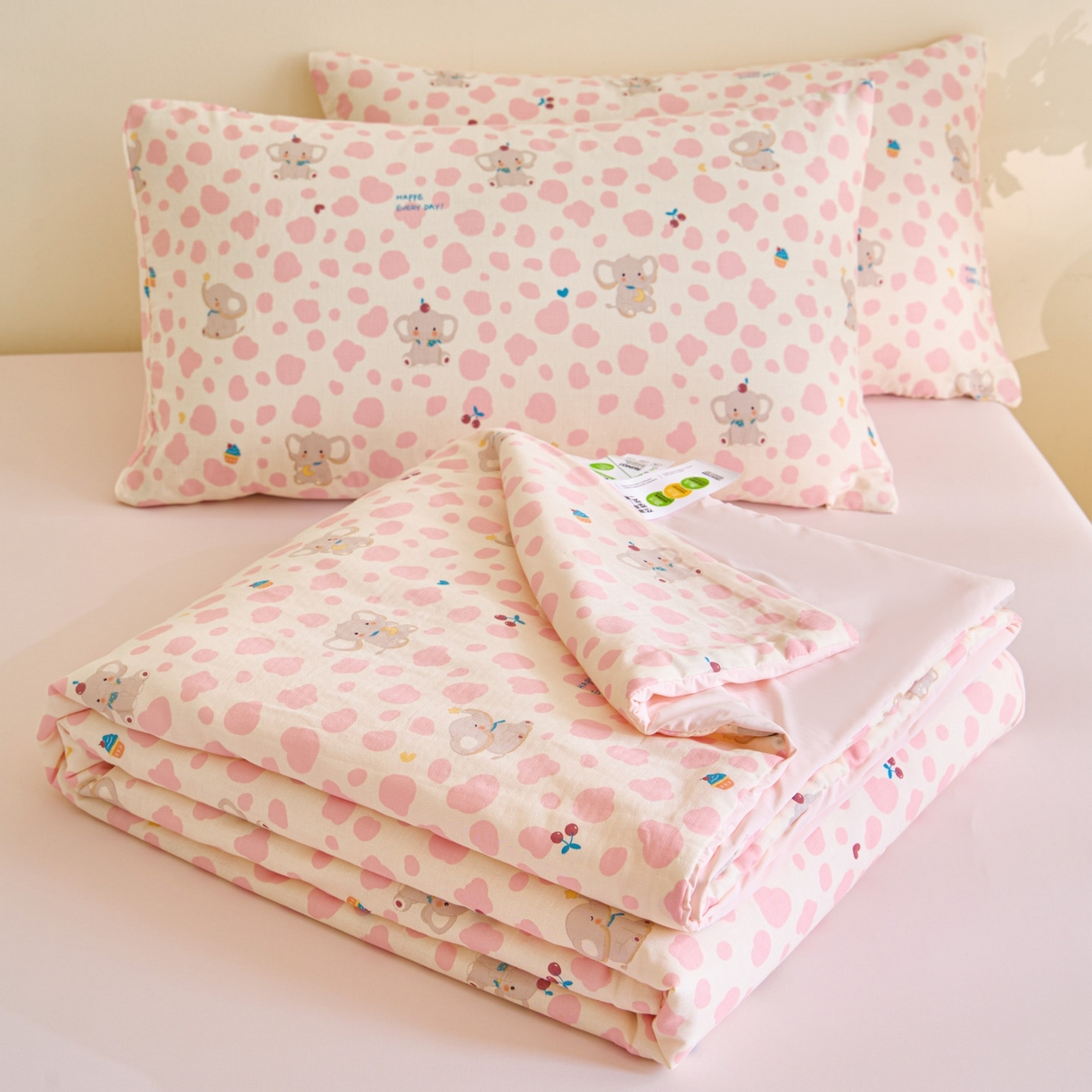 91家纺网 家纺一手货源 找家纺 （总）宜代光年 2026春夏新款全棉双层纱凉感夏被夏凉被空调被