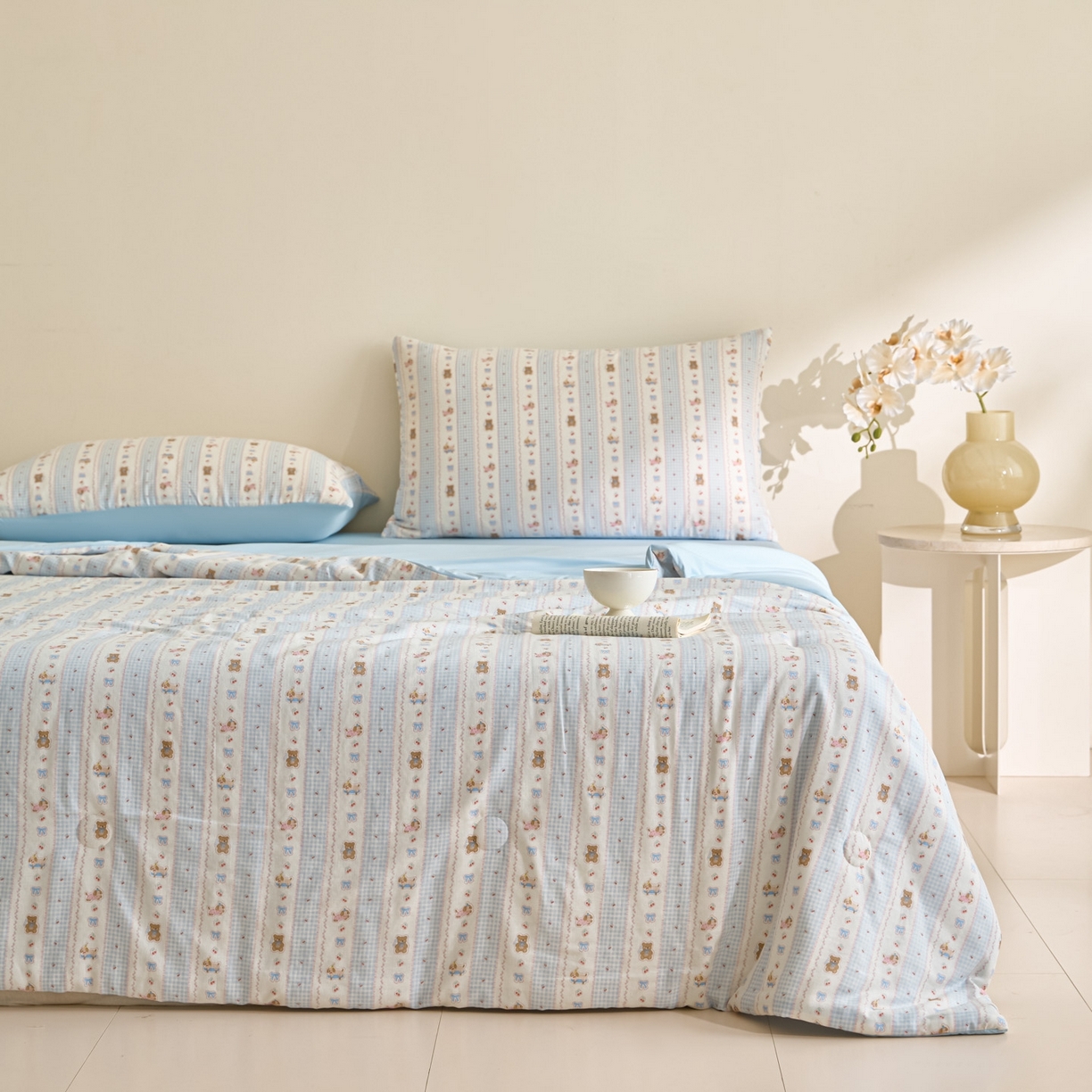 91家纺网 家纺一手货源 找家纺 （总）宜代光年 2026春夏新款全棉双层纱凉感夏被夏凉被空调被