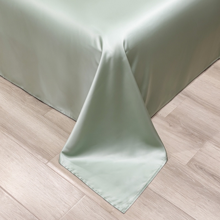 91家纺网 家纺一手货源 找家纺 爱彼家纺 2026夏季新款水洗冰丝轻奢刺绣凉感夏被夏凉被空调被 花朵-奶黄绿