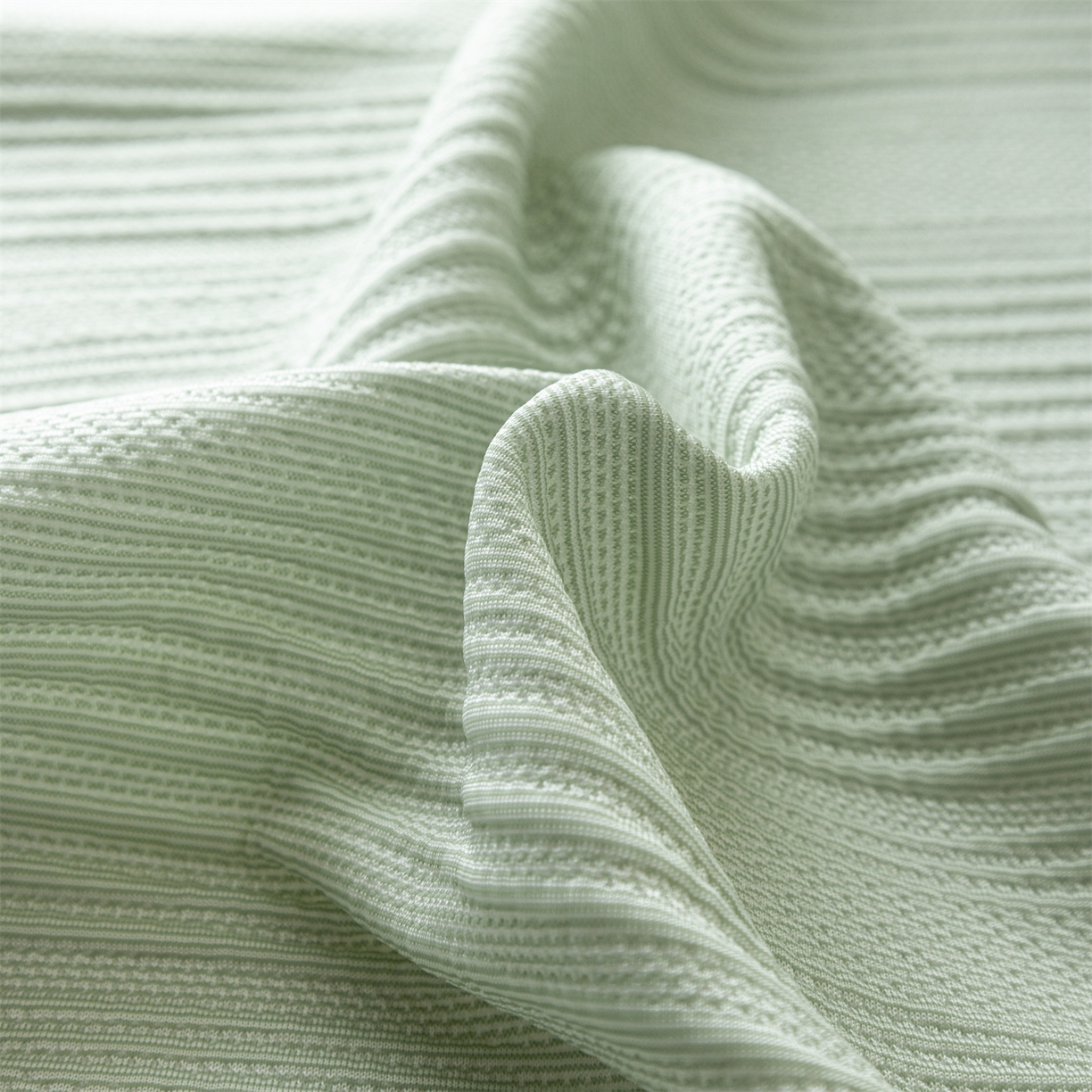 91家纺网 家纺一手货源 找家纺 （总）赛丽雅 2026春夏新款480克A类PE聚乙烯提花冰豆豆凉感床裙款凉席三件套席子空调软席