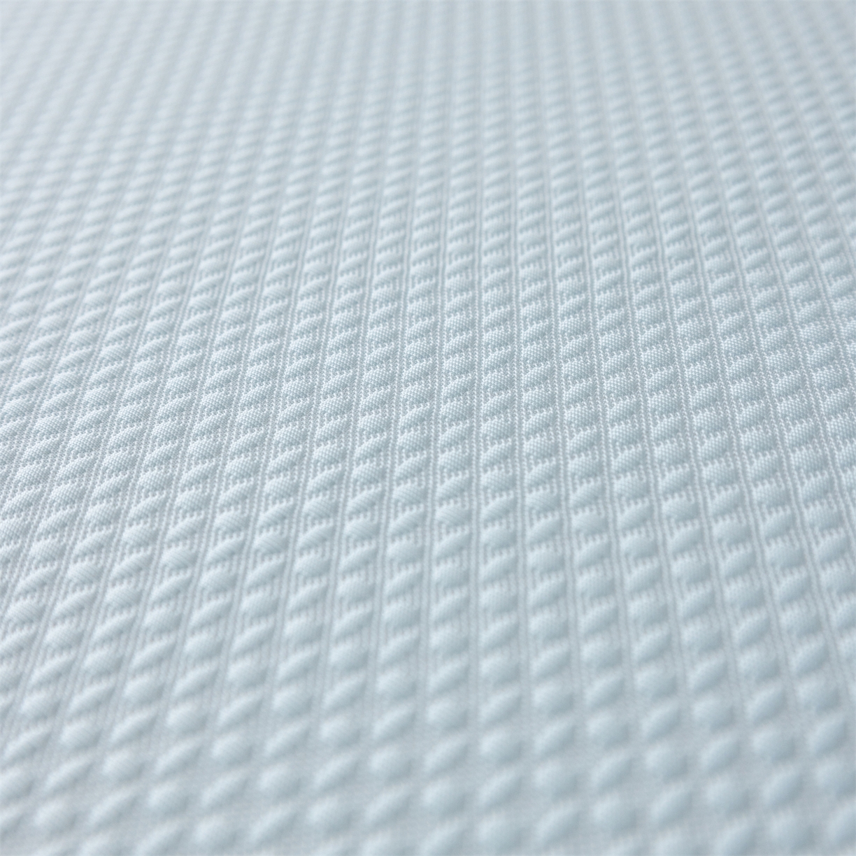 91家纺网 家纺一手货源 找家纺 赛丽雅 2026春夏新款480克A类PE聚乙烯提花冰豆豆凉感床裙款凉席三件套席子空调软席 点点-蓝