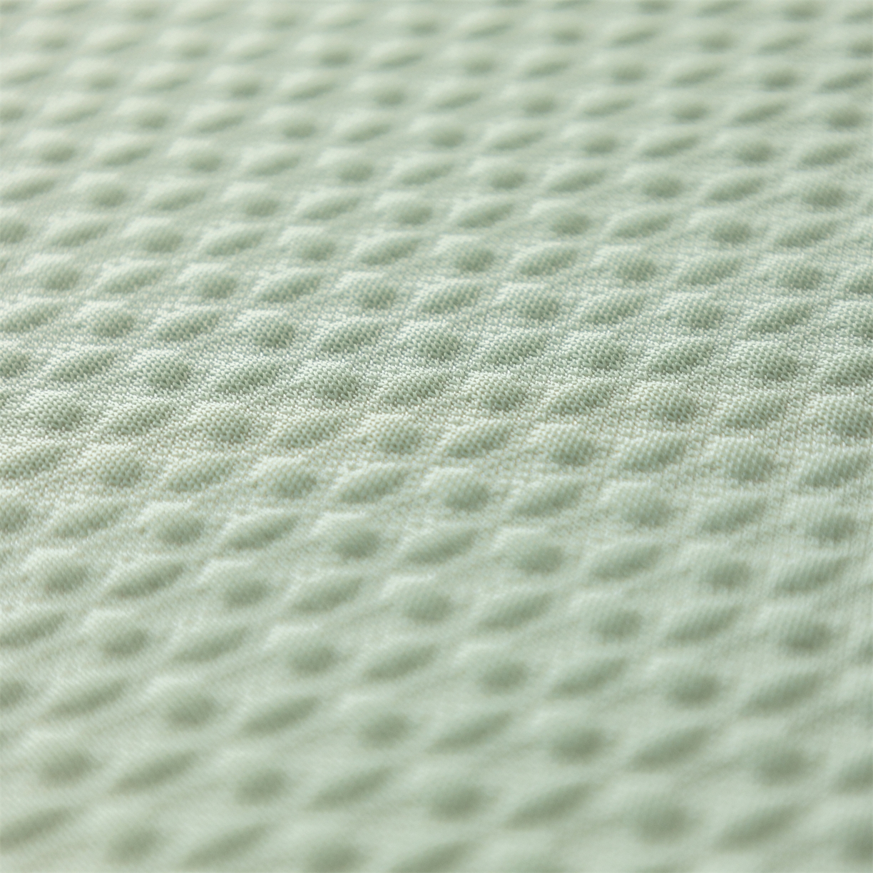 91家纺网 家纺一手货源 找家纺 赛丽雅 2026春夏新款480克A类PE聚乙烯提花冰豆豆凉感床裙款凉席三件套席子空调软席 点点-绿